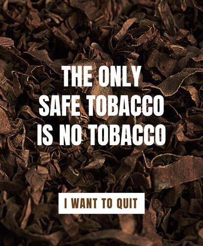 The only safe tobacco is no tobacco